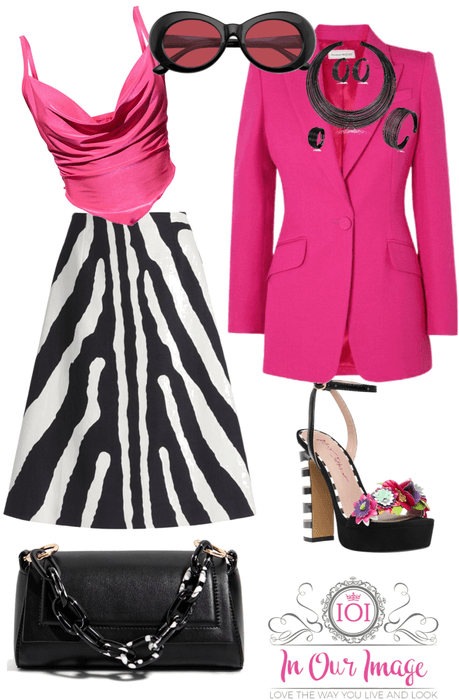 Pink/Black/White Contrast