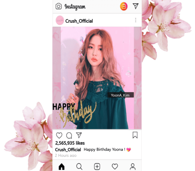 Instagram post - Happy Birthday Yoona
