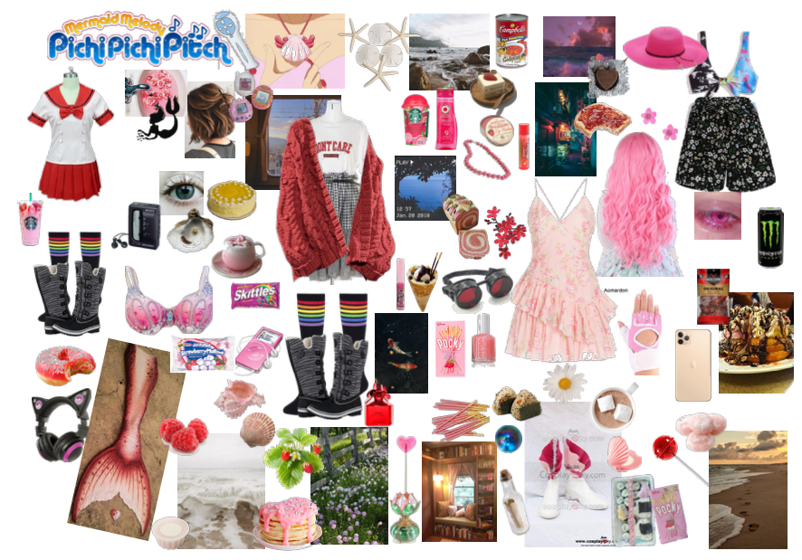 pichi pichi pitch pink mermaid pink pop song
