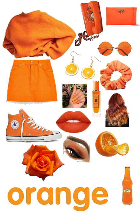 orange as a girl