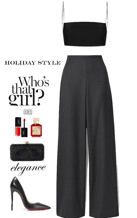 Holiday style.