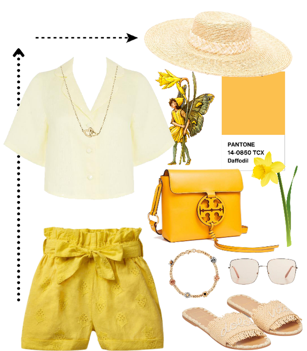 Daffodil flower outfit ♡