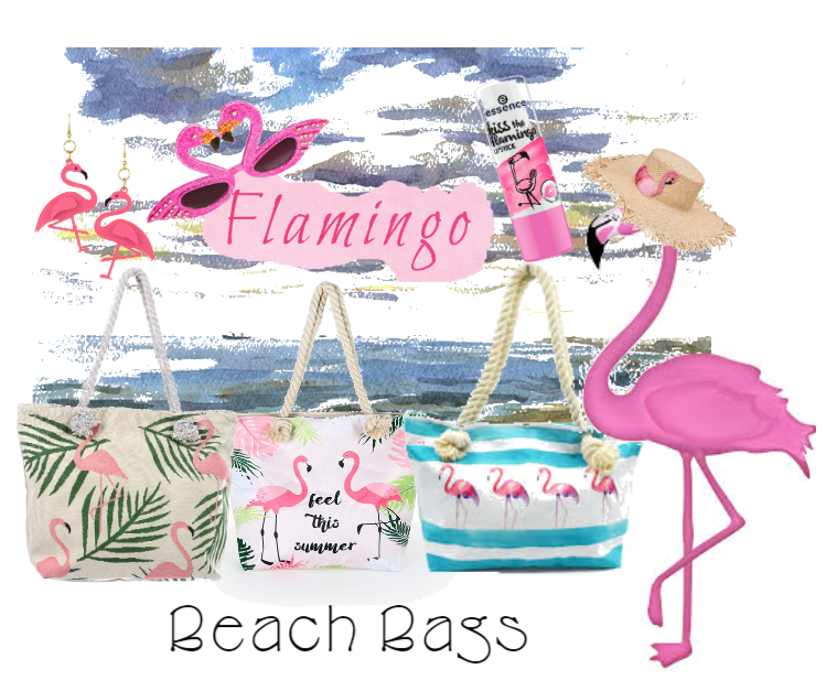 beach bags flamigo