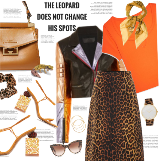 leopard and leather