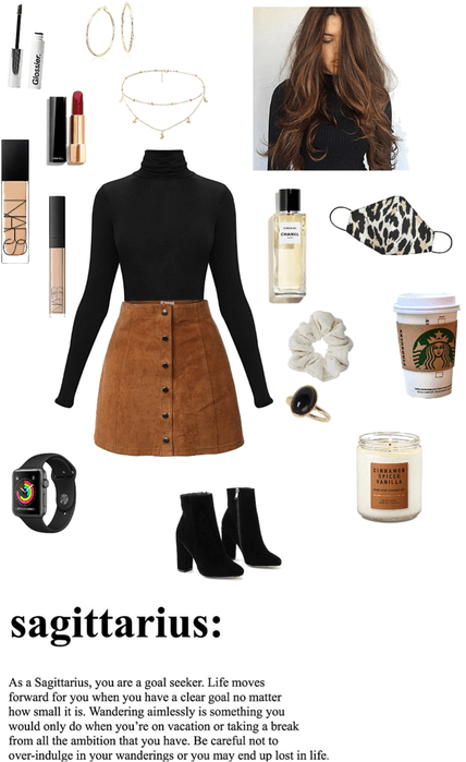 fall suede skirt style