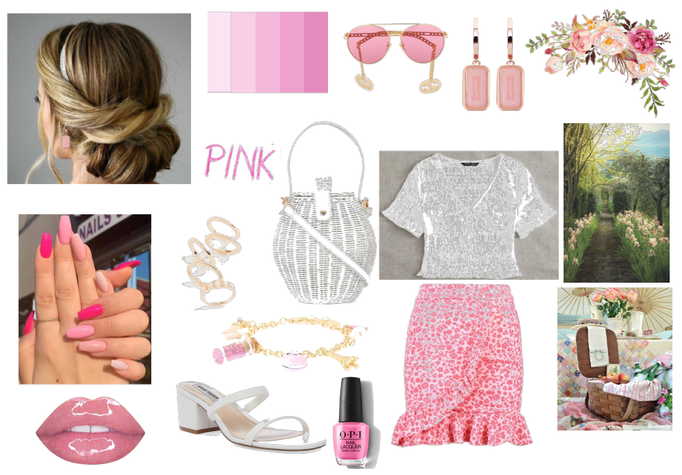 Romantic pink look full of femininity!!!