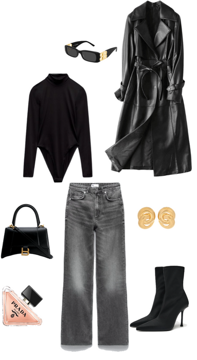 casual outfit Zara / Balenciaga /prada