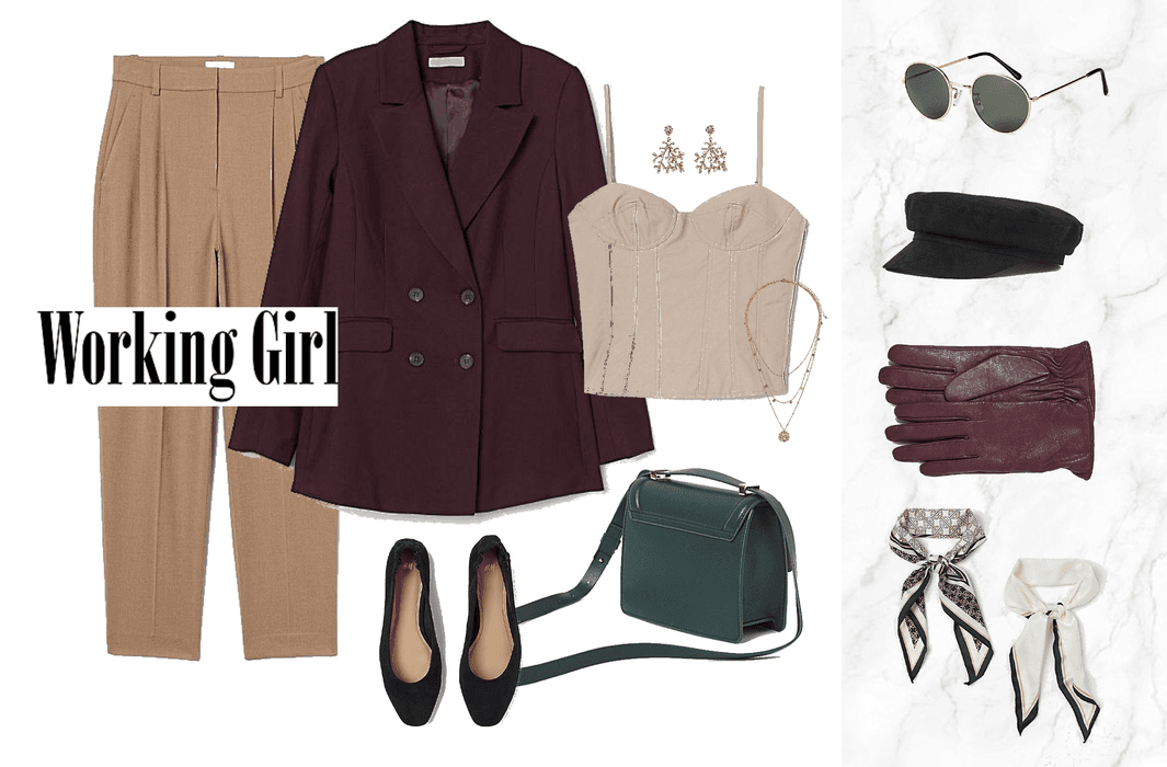Elegant work outfit with layers for most seasons
