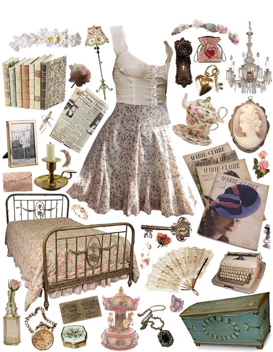 vintage fairy tale girl aesthetic 🥴