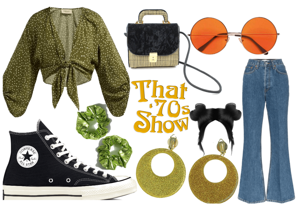 Green 70s outfit