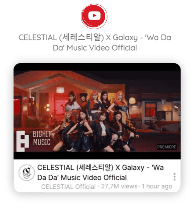 CELESTIAL (세레스티알)  X Galaxy 'Wadada' Youtube MV