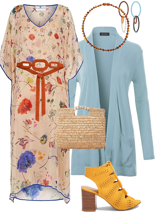 Spring Dress and Cardigan #1