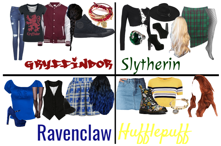 Hogwarts Houses outfits