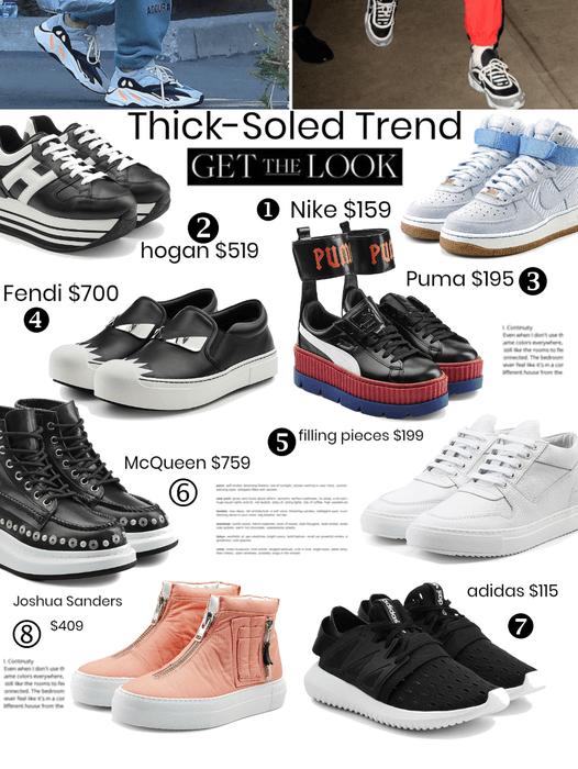Thick-Soled Shoe Trend