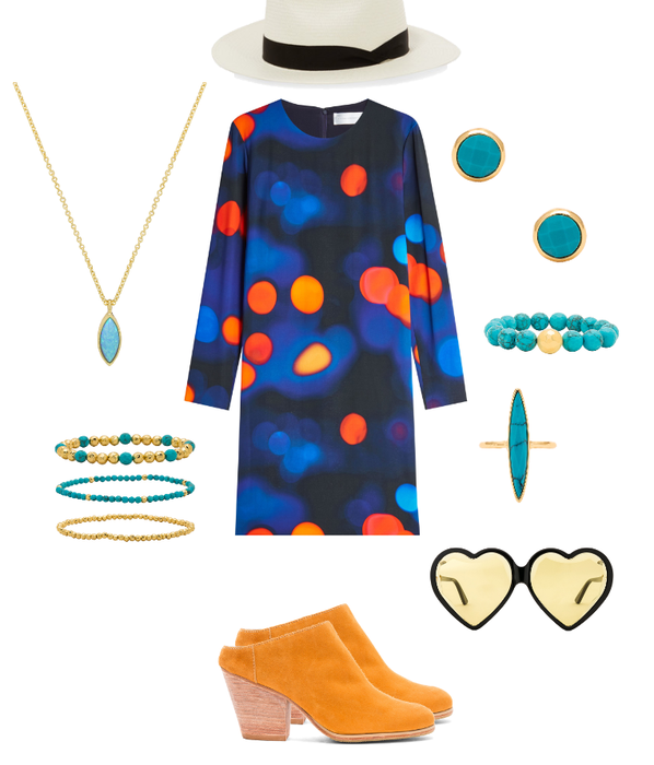 Turquoise and Tangerine