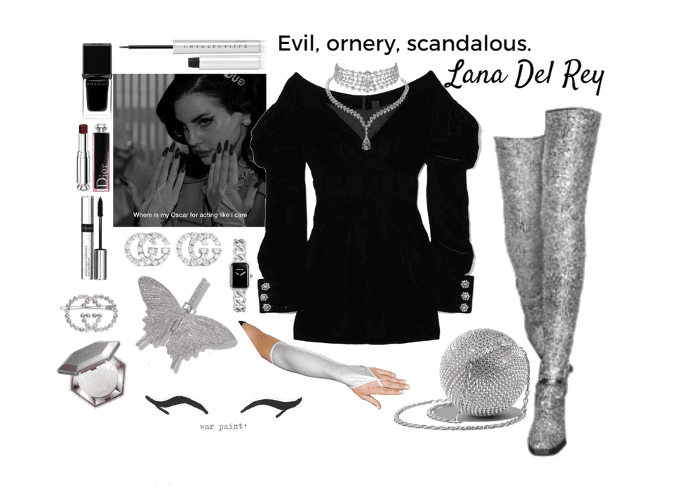 Evil, ornery, scandalous. (Lana Del Rey)