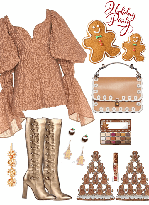 Holiday Party in Gingerbread Tones