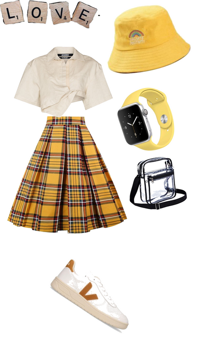 how to Style pleated skirt
