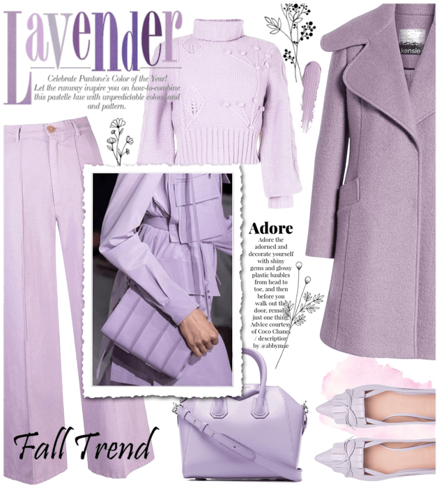 Fall trend: sweet lavender 💜💜💜