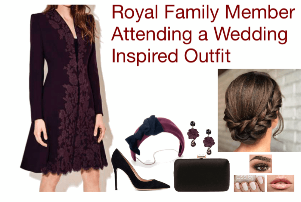 Royal Family Member Attending a Wedding Inspired Outfit