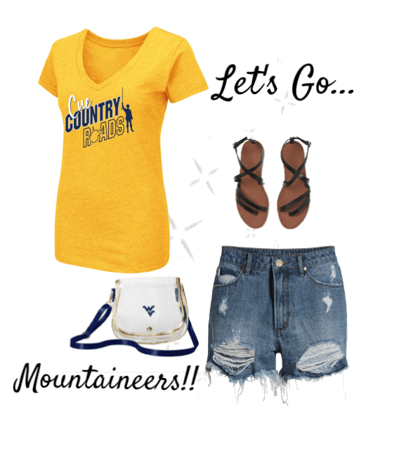 WVU Mountaineer Women's Game Day Oufit