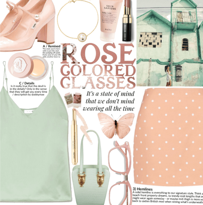 Rose colored glasses.. and muted pastels