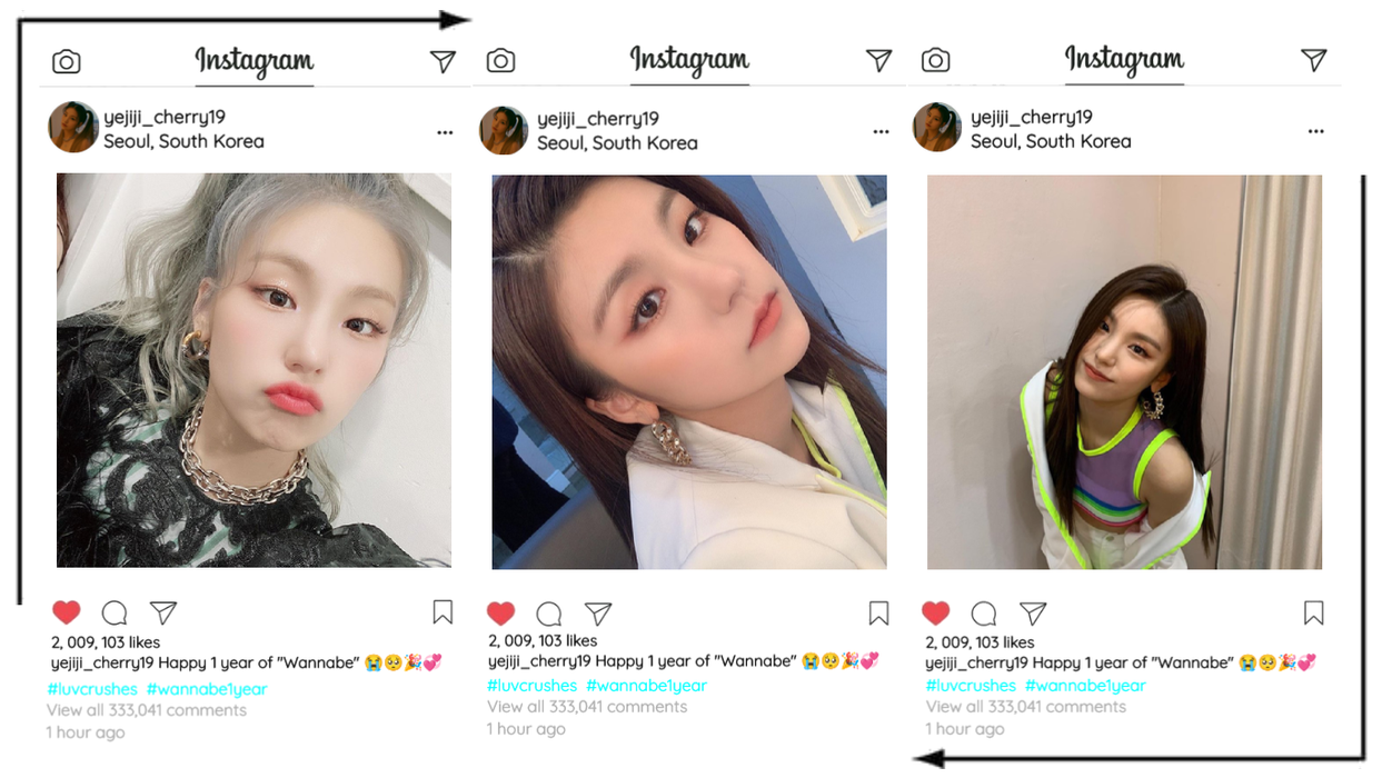 Crushes (호감) [Yeji] Instagram Update/Post