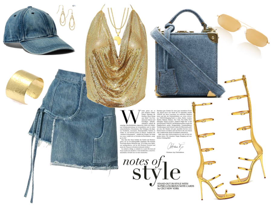 DENIM AND GOLD