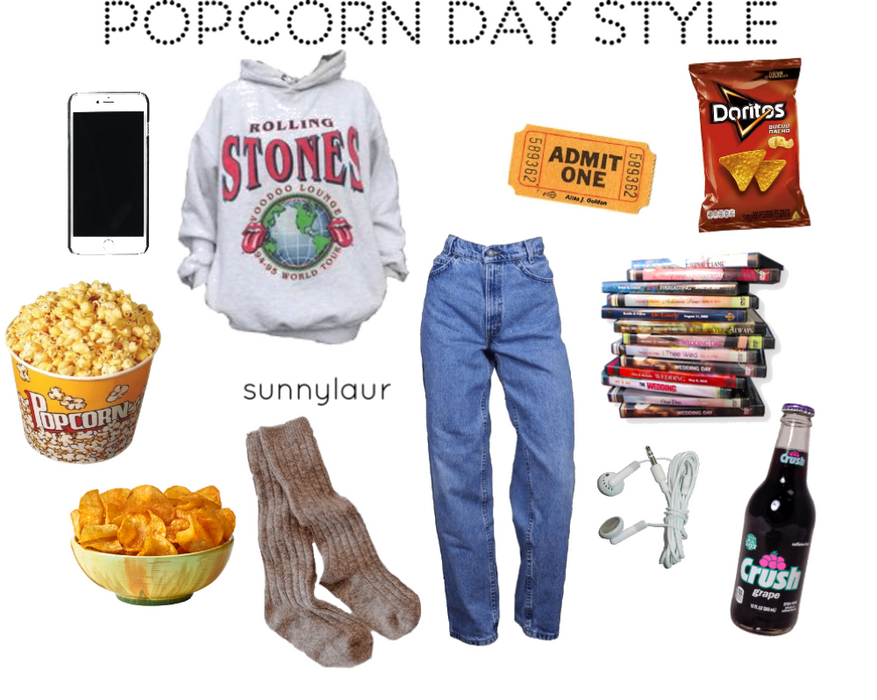 popcorn day style