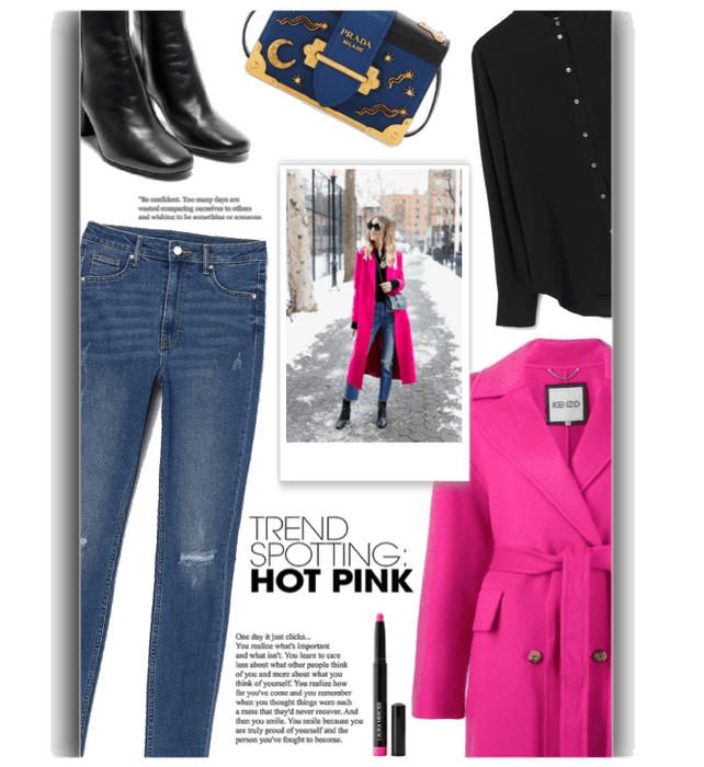Hot Pink Coat Outfit
