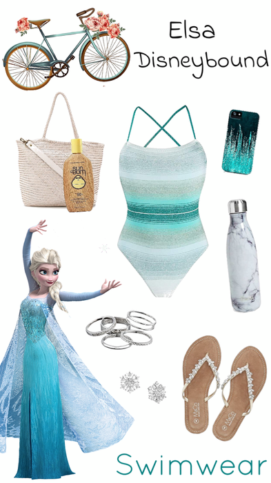 Elsa Swimwear Disneybound