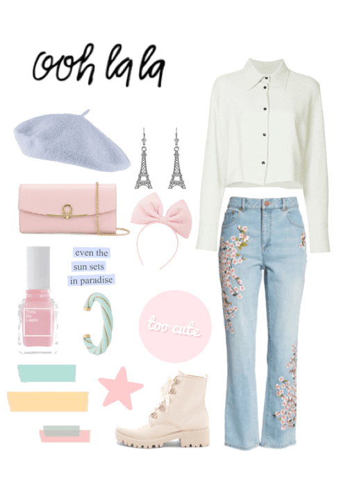 cute pastel outfit