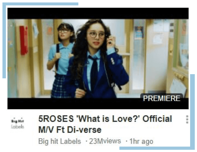 5ROSES 5 장미 'WHAT IS LOVE' Official M/v