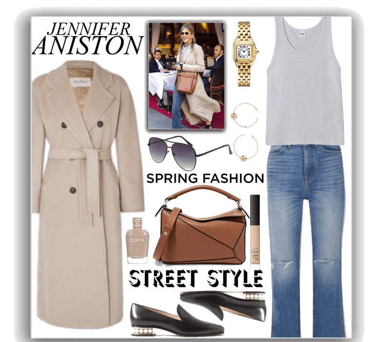 spring street style - Jennifer Aniston