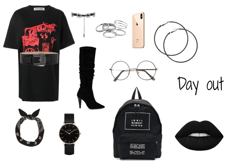 The black all day outfit