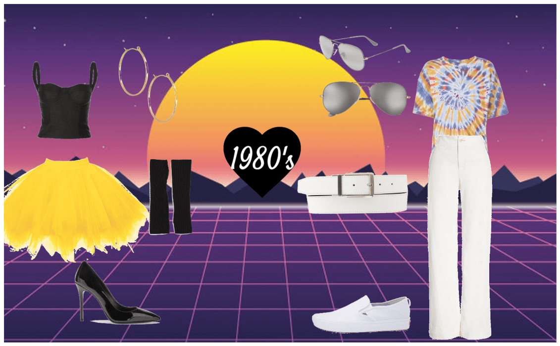 1980's Men and Women Outfits