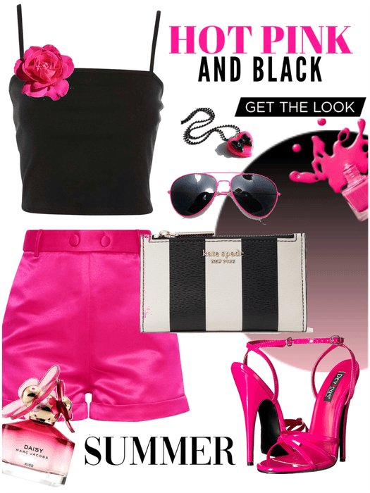 Hot pink and black 💕⚫