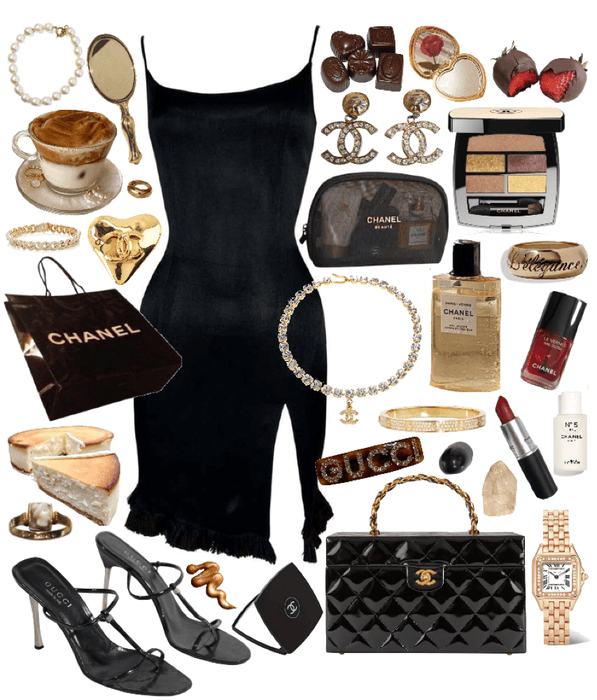 black and gold luxury