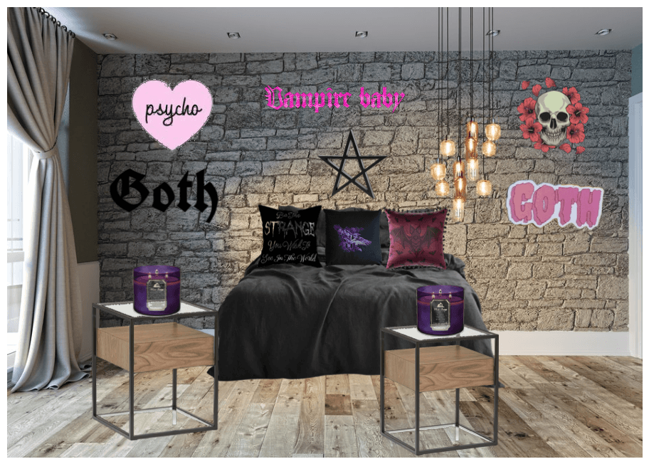 Goth Bedroom For My fablous oustanding friend