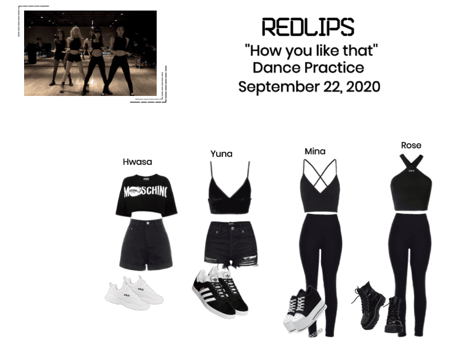 RedLIPS ''How you like that'' Dance Practice