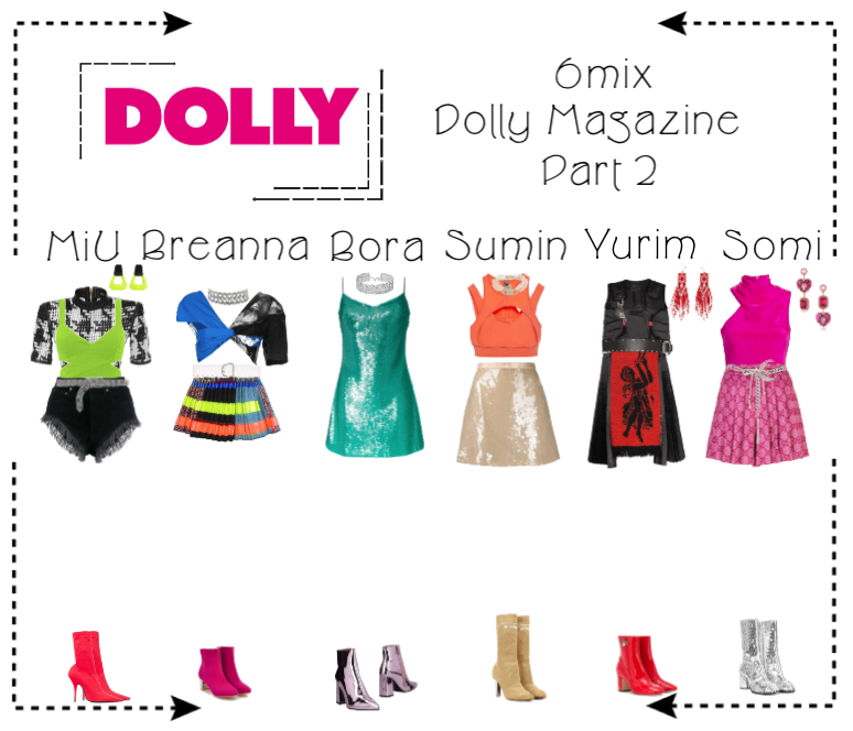 《6mix》Dolly Magazine Photoshoot (Part 1)