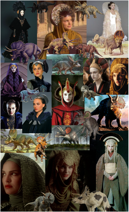 Triceratops is Queen Amidala