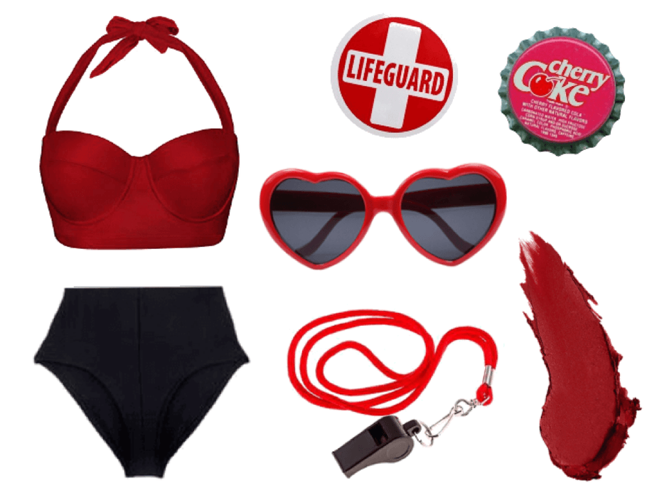 Retro Swimsuit - CocaCola Lifeguard