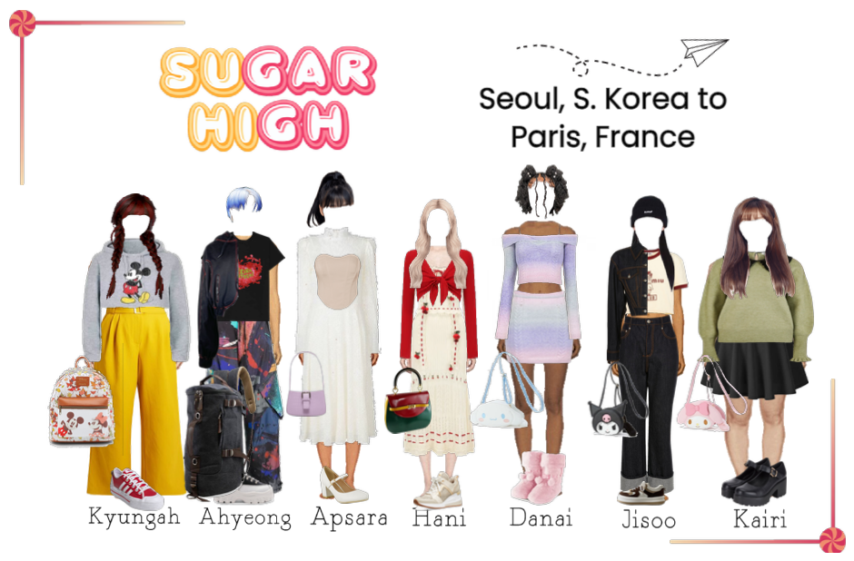 Sugar High Airport | Seoul to Paris 10/13