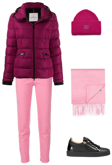 colours of the winter - bordeaux - pink