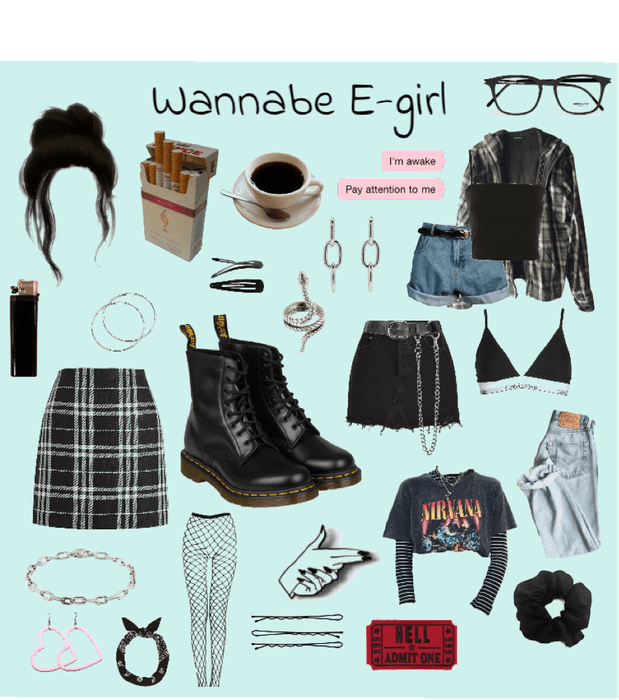 Wannabe E-girl Outfit | ShopLook
