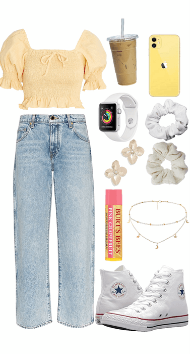 yellow and white 💛🤍