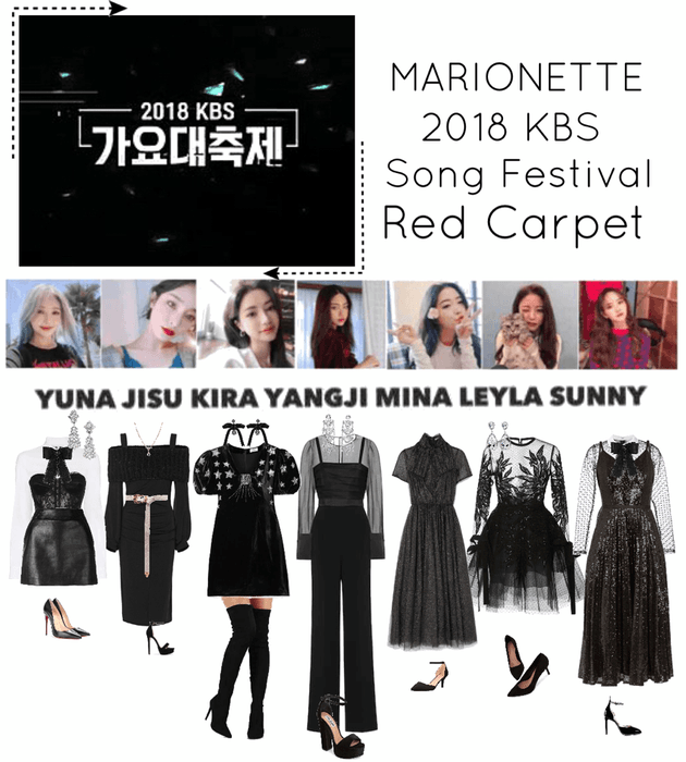 {MARIONETTE} 2018 KBS Song Festival Red Carpet Look