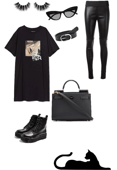 black cat nation outfit