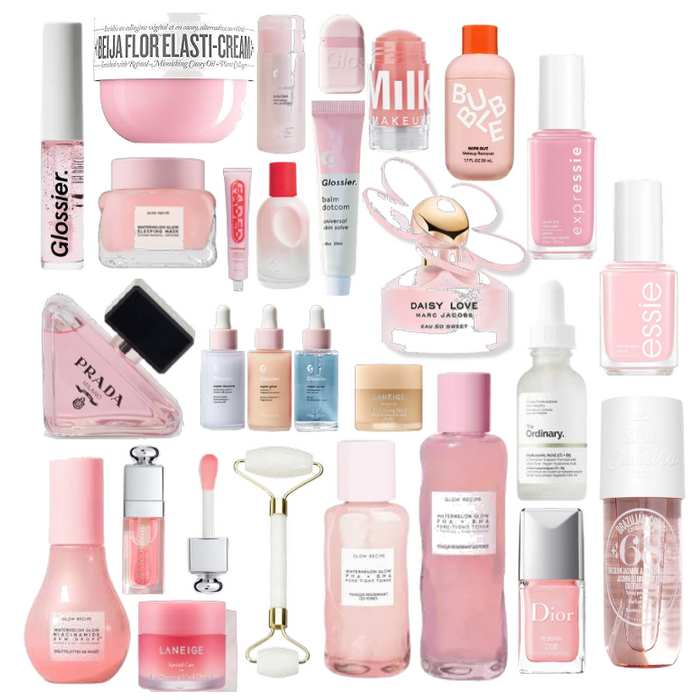 pink beauty products